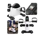 Mini bicicleta fitness cu contor LCD, alb, Lean 29310