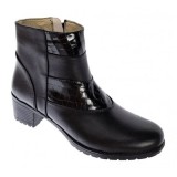 Oferta marimea 37 Ghete dama din piele naturala cu fermoar LMVS20N