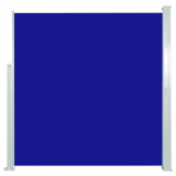 Cumpara ieftin Copertina laterala retractabila de terasa, albastru, 140x300 cm