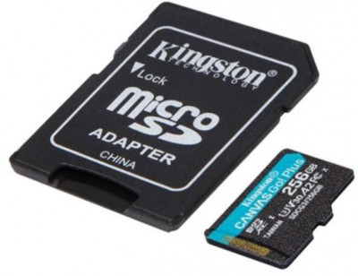 MICROSD KINGSTON CANVAS GO PLUS 256GB foto