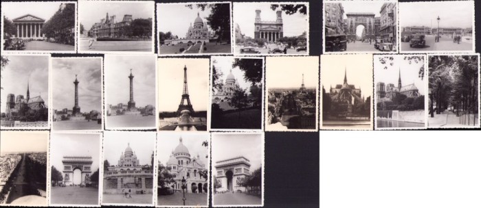 M846N Paris, France, 1946 and 1947, batch of 20 photos