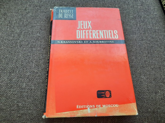 N. Krassovski Soubbotine - Jeux differentiels RF22/3