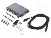 Afisaj TFT, {{Subtip afi&amp;#351;aj}}, rezolutie 480x272, 4,3", {{Tensiune alimentare}}, MIKROE - MIKROMEDIA 4 FOR PIC32MZ CAPACITIVE