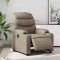 vidaXL Fotoliu rabatabil electric, cappuccino, piele ecologică 3206591