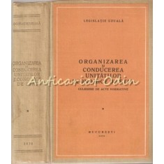 Organizarea Si Conducere Unitatilor Economice De Stat