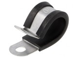 Clipsuri oțel protecție PVC 14mm x 12,7mm