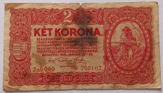 Ungaria 2 korona/coroane 1 ianuarie 1920