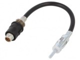 Adaptor Antena RAKU II Tata - DIN A9545 Perpic, Cablu RG58 0.18m, Compatibil Daihatsu, Honda, Hyundai, Kia, Mazda, Mitsubishi, Nissan, Suzuki, Toyota