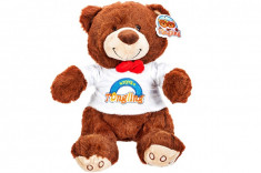 Ursulet de Plus Teddy Bear cu Papion, Inaltime 23cm foto