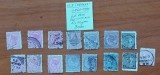 COLONII-BRITAN.-''N.-ZEELANDA-1864/91''REGINA VICTORIA -15VAL''. -STAMPIL-Vezi-Scan
