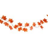 Cumpara ieftin Ghirlanda decorativa de toamna cu frunze &ndash; 240 cm &ndash; rosu, portocaliu, galben Best CarHome