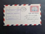 1928 - Scrisoare Circulata SUA - Air Mail - Los Angeles - Hartford
