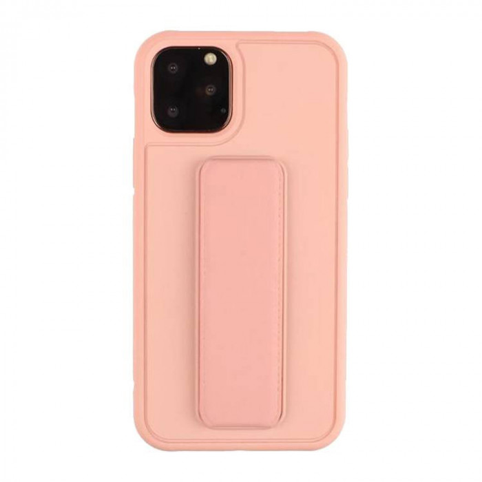 Husa Magnetic Wrist Standy Case Apple Iphone 7 / 8 Nude Pink