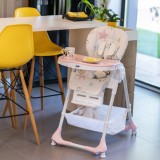 Cumpara ieftin Scaun de masa Juju Eat&amp;#038;Joy, Pink Stars (Resigilat)