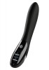 Vibrator Electric Eric Vibration&amp;E-Stim Silicon USB Negru 27cm, 8 programe vibratii, 5 nivele E-Stim, Antrenament podea pelviana