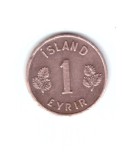 Moneda Islanda 1 eyrir 1959, stare buna, curata