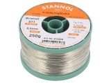S&acirc;rmă de lipit STANNOL 0.5mm, 0.25kg, fără plumb, aliaj Sn96.5Ag3Cu0.5, flux No Clean