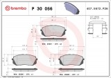 Set placute frana BREMBO P30056