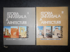 GHEORGHE CURINSCHI VORONA - ISTORIA UNIVERSALA A ARHITECTURII volumele 1 si 2 foto