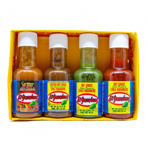 Set de 4 sosuri Habanero (4 X 22ml)