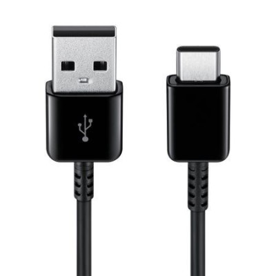 Cablu de date/ incarcare SAMSUNG ORIGINAL Type C Negru foto