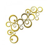 Cumpara ieftin Set Oglinzi Design Modern - Oglinzi Decorative Acrilice GOLD - MyStyle&reg; Luxury Home 24 bucati/set