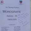 MONOGRAFIE REDUTA 50-ION TOPOLOG POPESCU CU DEDICATIE SI SEMNATURA-2009 S1.