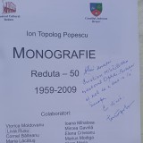 MONOGRAFIE REDUTA 50-ION TOPOLOG POPESCU CU DEDICATIE SI SEMNATURA-2009 S1.