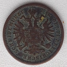 Moneda Austria - 1 Kreuzer 1885