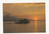 SH1 - Carte Postala - ELVETIA- Sunset on a lake, Necirculata, Printata