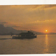 SH1 - Carte Postala - ELVETIA- Sunset on a lake, Necirculata