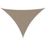 Cumpara ieftin Parasolar gri taupe 3,5x3,5x4,9 m tesatura oxford triunghiular
