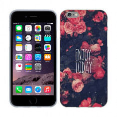 Husa iPhone 6S iPhone 6 Silicon Gel Tpu Model Enjoy Today foto