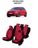 Cumpara ieftin Set Huse scaune auto dedicate VW POLO 2009 - 2017 ( Insertii de piele ecologica)
