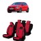 Set Huse scaune auto dedicate VW POLO 2009 - 2017 ( Insertii de piele ecologica)