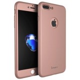Husa FullBody MyStyle IPAKY Originala Rose-Gold pentru Apple iPhone 7 Plus ,acoperire completa 360 grade cu