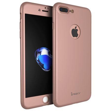 Husa FullBody MyStyle IPAKY Originala Rose-Gold pentru Apple iPhone 7 Plus ,acoperire completa 360 grade cu