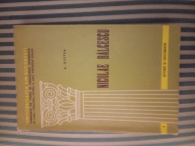 A. Otetea Nicolae Balcescu, ed. princeps foto