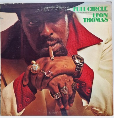 Leon Thomas - Full Circle NM / VG vinil LP disc Flying Dutchman SUA 1973 jazz foto