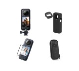 Set 4 accesorii pt insta360 one X3 , Carcasa , Husa , Folie , Geanta