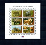 Zimbabwe 2009 - Fauna, animale, bloc neuzat