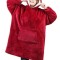 Hanorac, Huggle hoodie ultra plush, rosu, unisex, universal