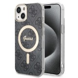 Guess - IML 4G MagSafe (GUHMP15SH4STK) - iPhone 15 - Black