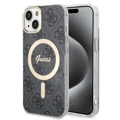 Guess - IML 4G MagSafe (GUHMP15MH4STK) - iPhone 15 Plus - Black foto