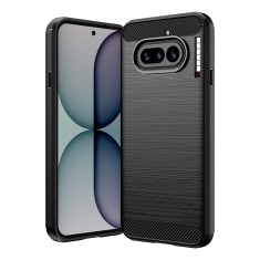 Husa Nothing Phone (4a) Asteroid GSM Carbon Silicone, negru