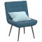 Gossi scaun de relaxare albastru 64x74x84 cm catifea