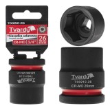 Cheie tubulara de impact in 6 puncte, 3 / 4&quot;, 26 mm, Tvardy T00212-26