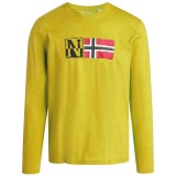 Tricou NAPAPIJRI Samuel Longsleeve yellow curry L