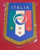 Fanion fotbal - Federatia de Fotbal din ITALIA - fara bara si snurul de agatat