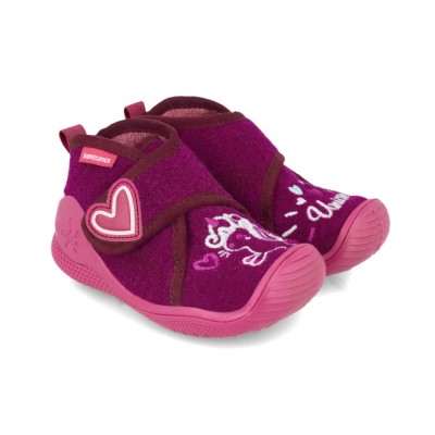 Incaltaminte de interior biomecanics zapatilla unicornio, roz (marime: 19 (11,6-12,1 cm)) foto